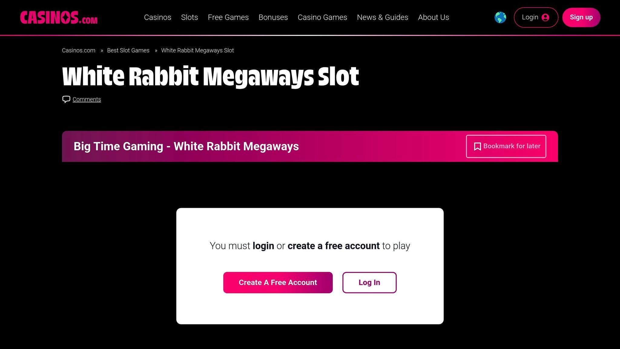 White Rabbit Megaways