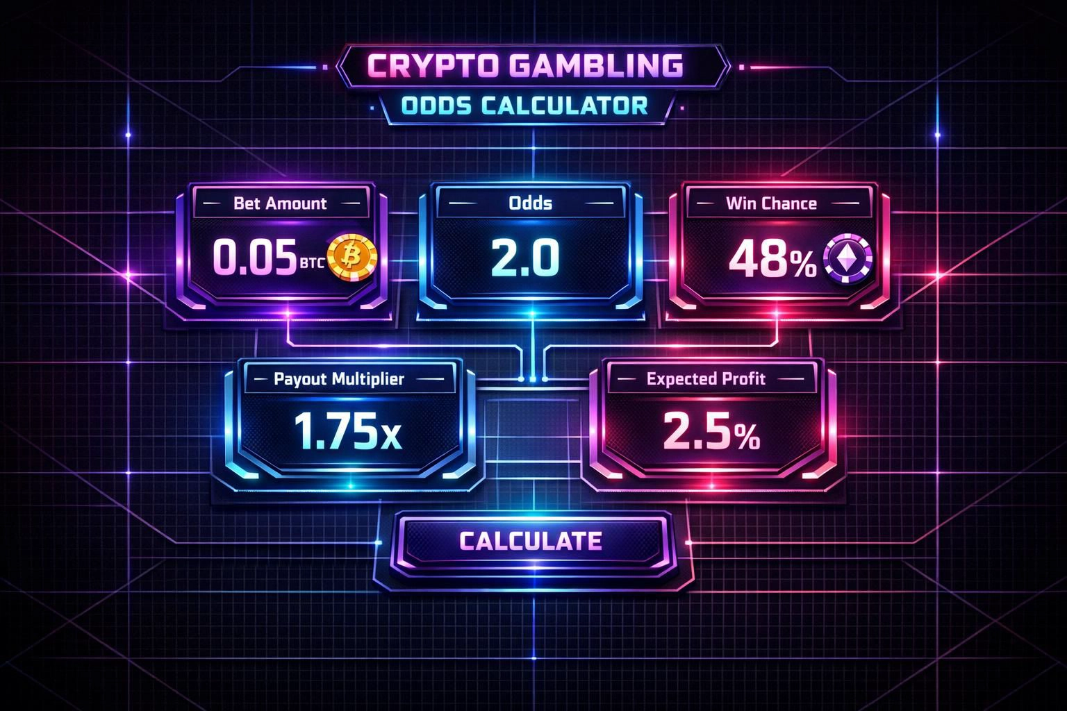 Crypto Gambling Odds Calculator