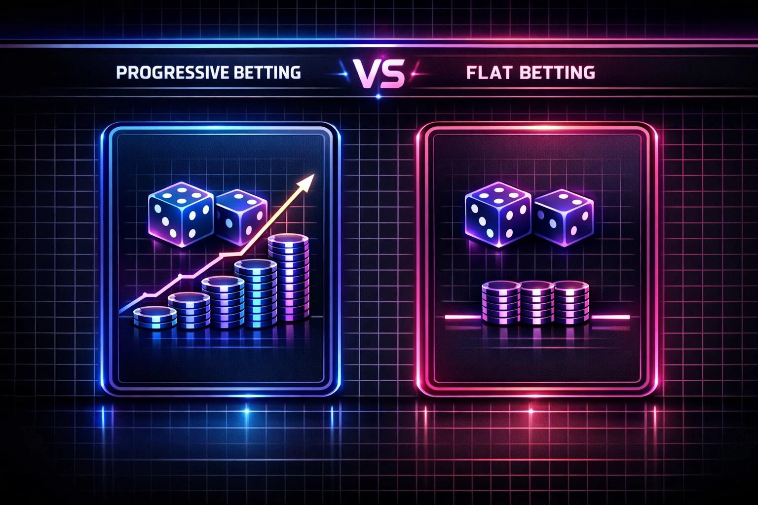 Progressive Betting vs Flat Ratios in Dice Games