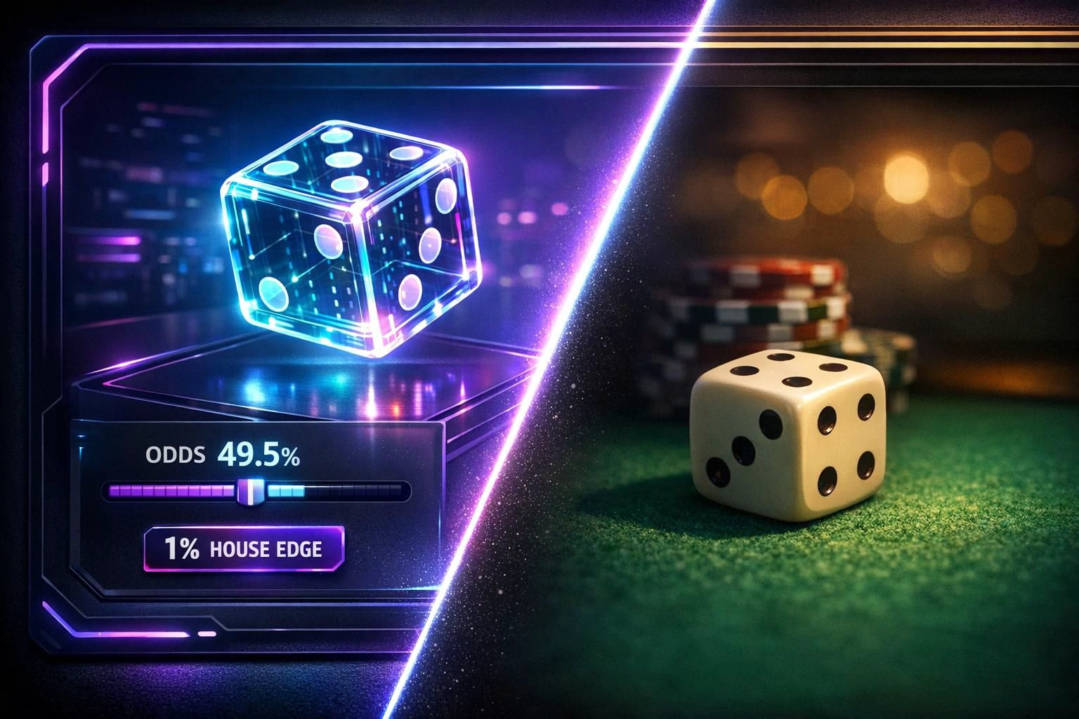 Crypto Dice Odds vs. Traditional Dice