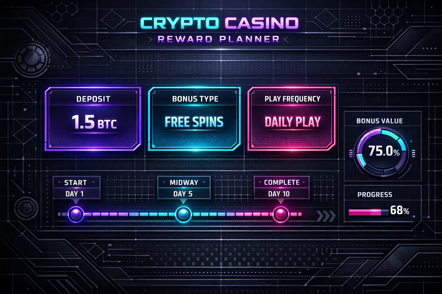 Crypto Casino Reward Planner