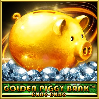 Golden Piggy Bank - Bling Bling